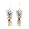 Silver White & Pearl Earring