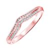 14Kt Rose Gold Diamond 1/10Ctw Ring